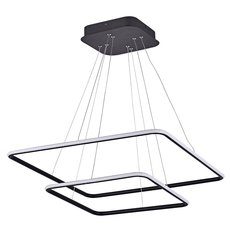 Светильник с арматурой чёрного цвета, пластиковыми плафонами Donolux S111024/2SQ 75W Black Out