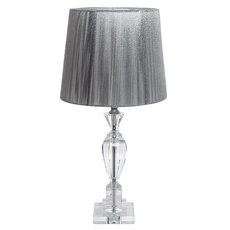 Настольная лампа с плафонами серого цвета Garda Decor X181617