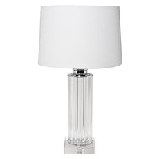 Настольная лампа с арматурой хрома цвета, плафонами белого цвета Garda Decor 22-87529