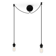 Светильник с арматурой чёрного цвета, плафонами прозрачного цвета Vita Copenhagen 4091