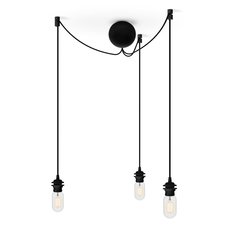 Светильник с арматурой чёрного цвета, плафонами прозрачного цвета Vita Copenhagen 4092
