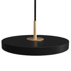 Светильник с арматурой латуни цвета, плафонами чёрного цвета Vita Copenhagen 2412