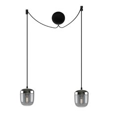 Светильник с арматурой чёрного цвета, плафонами прозрачного цвета Vita Copenhagen 2214+4091