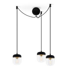 Светильник с арматурой чёрного цвета, плафонами прозрачного цвета Vita Copenhagen 2082+4092