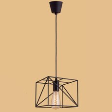 Светильник с арматурой чёрного цвета, металлическими плафонами Loft House P-244