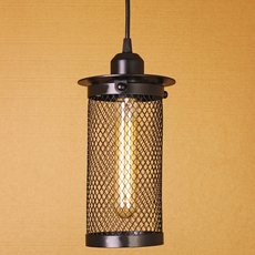 Светильник с арматурой чёрного цвета, металлическими плафонами Loft House P-199