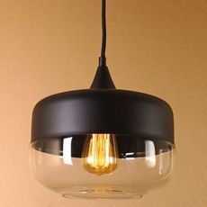 Светильник с арматурой чёрного цвета, плафонами прозрачного цвета Loft House LOFT HOUSE P-170/1