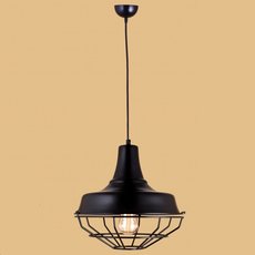 Светильник с арматурой чёрного цвета, металлическими плафонами Loft House P-93