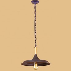 Светильник с арматурой коричневого цвета, металлическими плафонами Loft House P-142