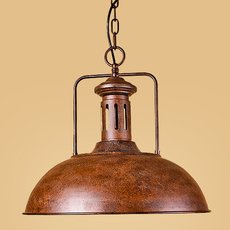 Светильник с металлическими плафонами коричневого цвета Loft House P-135