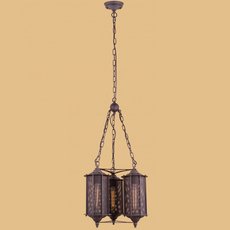 Светильник с арматурой коричневого цвета, металлическими плафонами Loft House P-111
