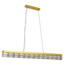 Светильник с плафонами прозрачного цвета Newport 8489+2/S gold