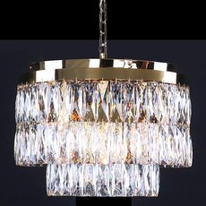 Светильник с хрустальными плафонами прозрачного цвета Newport 10125/C
