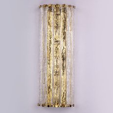 Бра с стеклянными плафонами прозрачного цвета Newport 10823/A gold