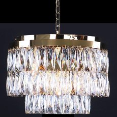 Светильник с хрустальными плафонами прозрачного цвета Newport 10125/C gold