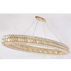 Светильник с плафонами прозрачного цвета Newport 10127+7/S gold