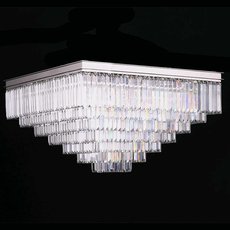 Светильник с хрустальными плафонами прозрачного цвета Newport 31117/PL nickel