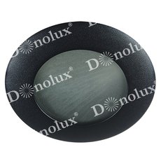 Точечный светильник с арматурой чёрного цвета, стеклянными плафонами Donolux N1519RAL9005