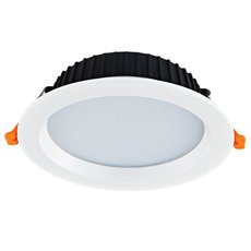 Точечный светильник с арматурой белого цвета, пластиковыми плафонами Donolux DL18891/30W White R