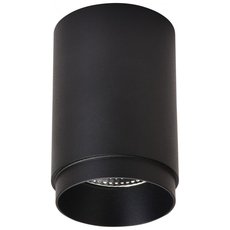 Точечный светильник с арматурой чёрного цвета, плафонами чёрного цвета Wertmark WE801.01.027