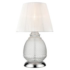 Настольная лампа с текстильными плафонами белого цвета Vele Luce VL5623N11