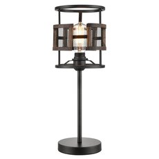 Настольная лампа с арматурой чёрного цвета, плафонами чёрного цвета Vele Luce VL6272N01