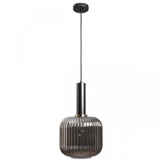 Светильник с арматурой чёрного цвета, стеклянными плафонами Loft IT 2070-B+BL