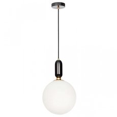 Светильник с арматурой чёрного цвета, плафонами белого цвета Loft IT 9973-C