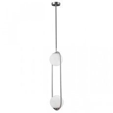Светильник с арматурой никеля цвета, плафонами белого цвета Loft IT LOFT2601-B