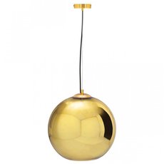 Светильник с арматурой золотого цвета, стеклянными плафонами Loft IT LOFT2024-E