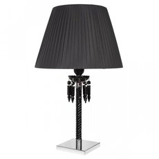 Настольная лампа с текстильными плафонами чёрного цвета Loft IT 10210T Black