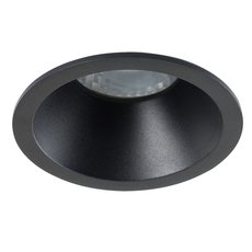 Точечный светильник с арматурой чёрного цвета Crystal lux CLT 006C1 BL