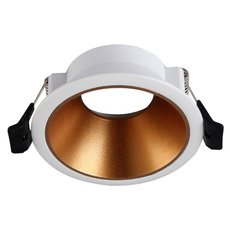 Точечный светильник с металлическими плафонами Crystal lux CLT 052C WH-GO