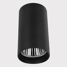 Точечный светильник с металлическими плафонами чёрного цвета Crystal lux CLT 015C BL