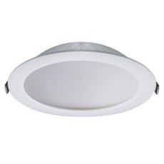 Точечный светильник с арматурой белого цвета Crystal lux CLT 524C105 WH