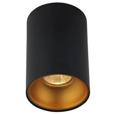 Точечный светильник с металлическими плафонами Crystal lux CLT 411C BL-GO