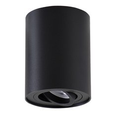 Точечный светильник с металлическими плафонами чёрного цвета Crystal lux CLT 410C1 BL