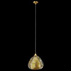 Светильник с плафонами золотого цвета Crystal lux VERANO SP1 GOLD