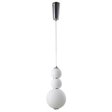 Светильник с плафонами белого цвета Crystal lux DESI SP3 CHROME/WHITE
