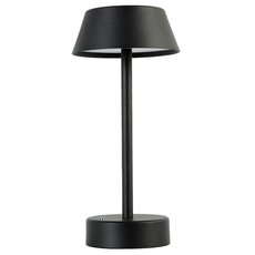 Настольная лампа с арматурой чёрного цвета, плафонами чёрного цвета Crystal lux SANTA LG1 BLACK