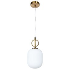 Светильник с арматурой бронзы цвета, плафонами белого цвета Divinare 5013/18 SP-1