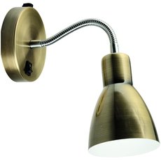 Бра с металлическими плафонами Arte Lamp A1408AP-1AB