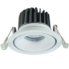 Точечный светильник с арматурой белого цвета Arte Lamp A3310PL-1WH