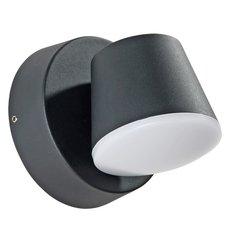 Светильник для уличного освещения с арматурой чёрного цвета, металлическими плафонами Arte Lamp A2212AL-1BK