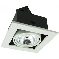 Точечный светильник с плафонами белого цвета Arte Lamp A5930PL-1WH