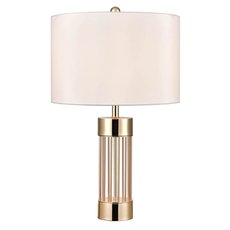 Настольная лампа с арматурой золотого цвета, плафонами белого цвета Vele Luce VL5744N01