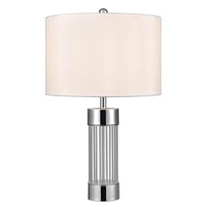 Настольная лампа с текстильными плафонами белого цвета Vele Luce VL5743N01