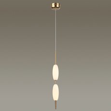 Светильник с арматурой бронзы цвета, плафонами белого цвета Odeon Light 4792/16L
