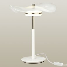 Настольная лампа с стеклянными плафонами белого цвета Odeon Light 4856/10TL