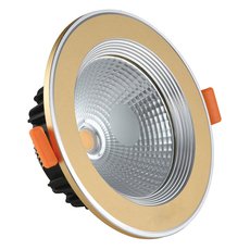 Точечный светильник с плафонами золотого цвета KINK Light 2135,33